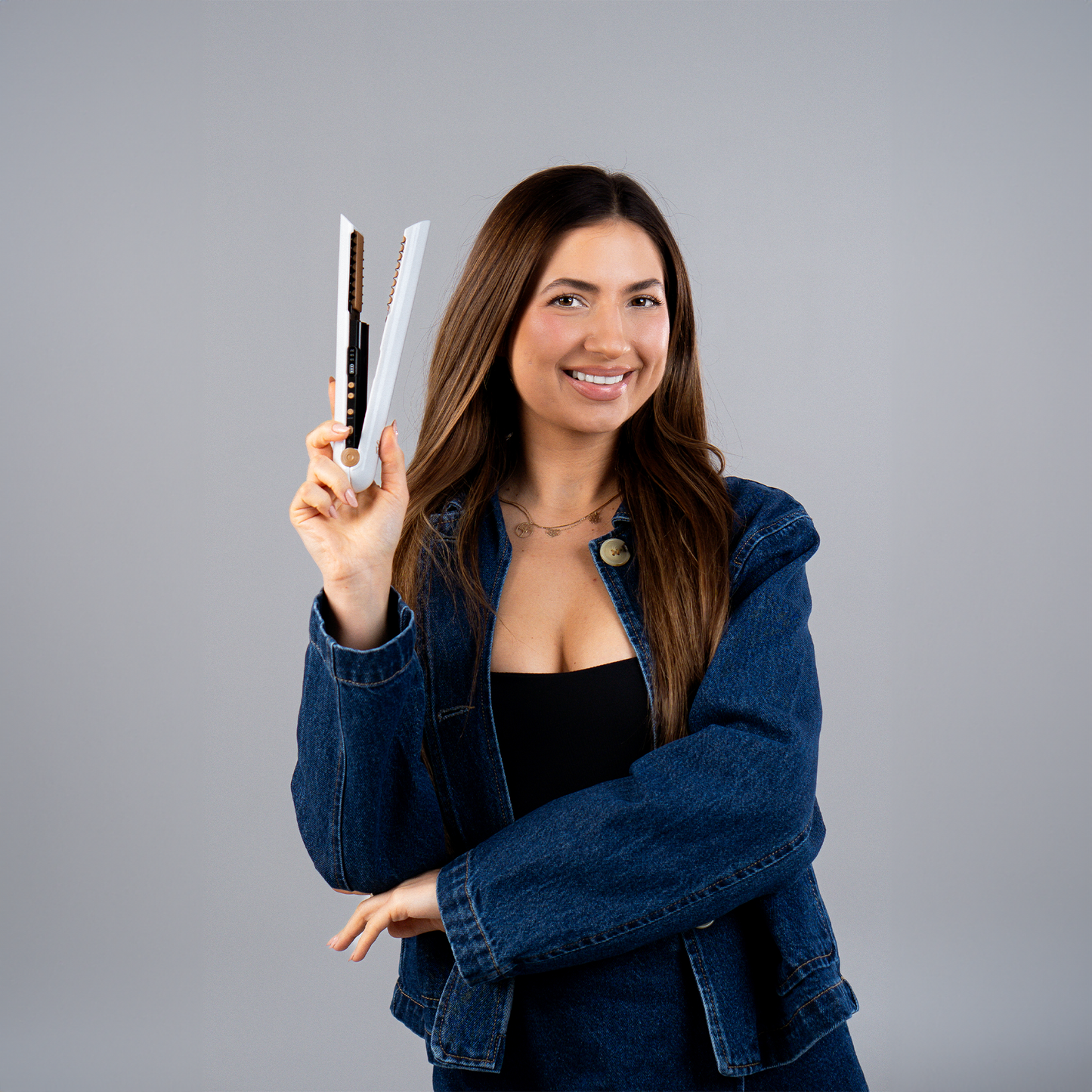SkinVibe Luna MiniWireless Cordless Hair Straightener 