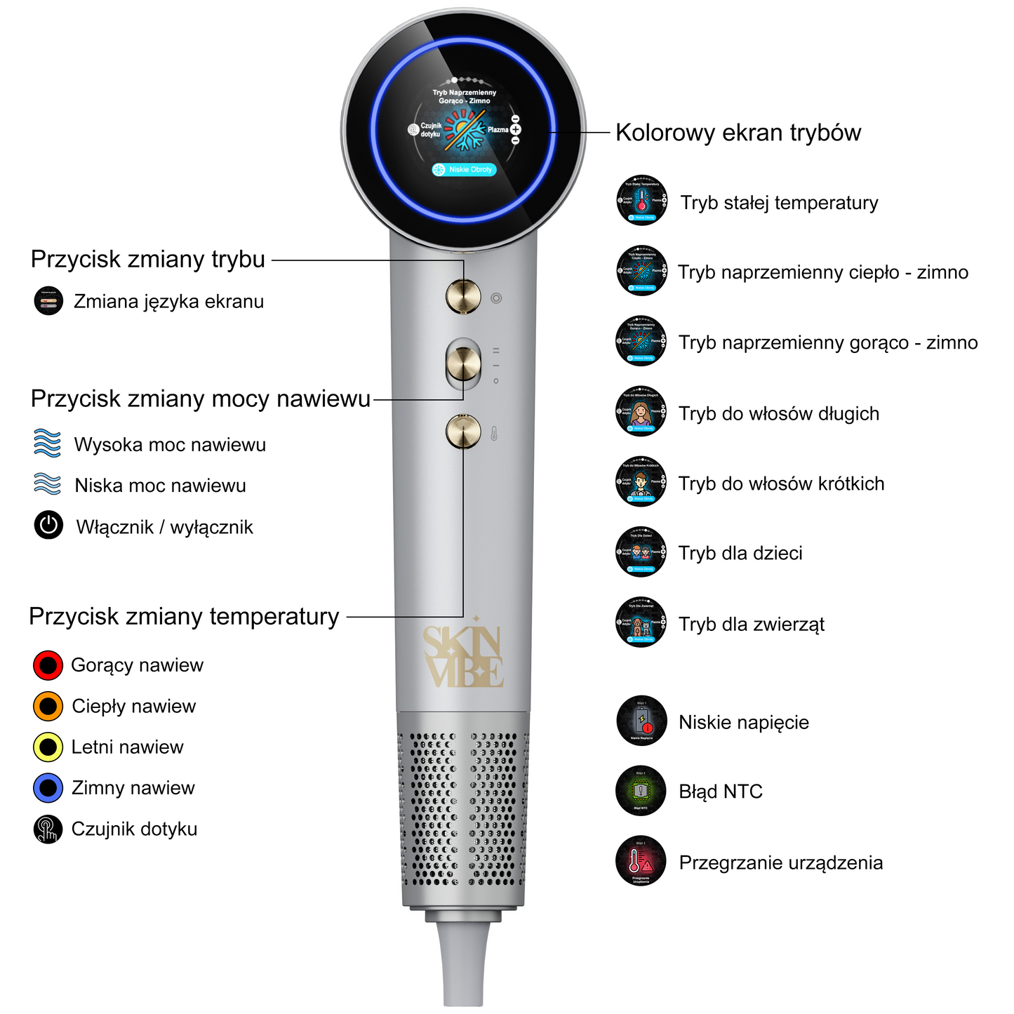 SkinVibe Aurea Family x Plasma Hair Dryer