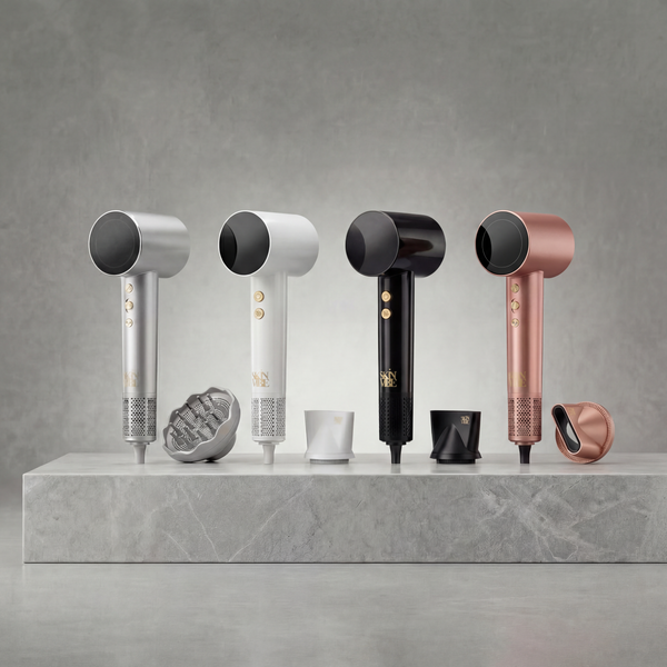 SkinVibe hair dryers with accessories